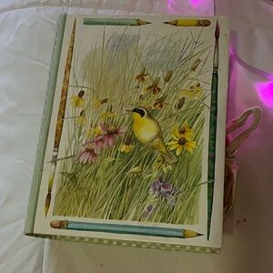 Vintage Marjolein Bastin Natures Sketchbook stationary storage book box